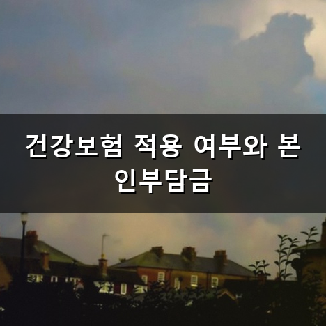 추나 요법 가격 건강보험 적용 범위와 본인부담금 기준은 어떻게 될까?