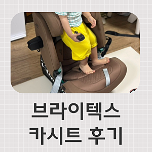브라이텍스 어드밴스픽스 프로 럭스 토들러 주니어 카시트 내돈내산 후기
