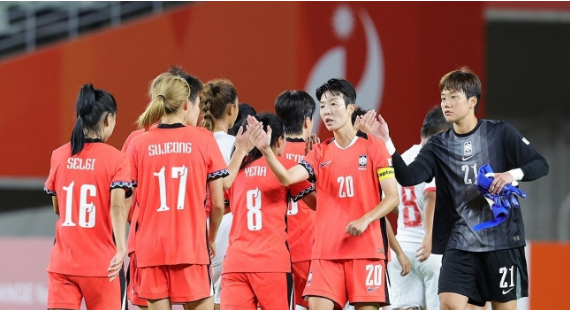 한국 여자축구, 방글라데시 6-0 완파! 2연승으로 8강 확정…이제 북한전이다