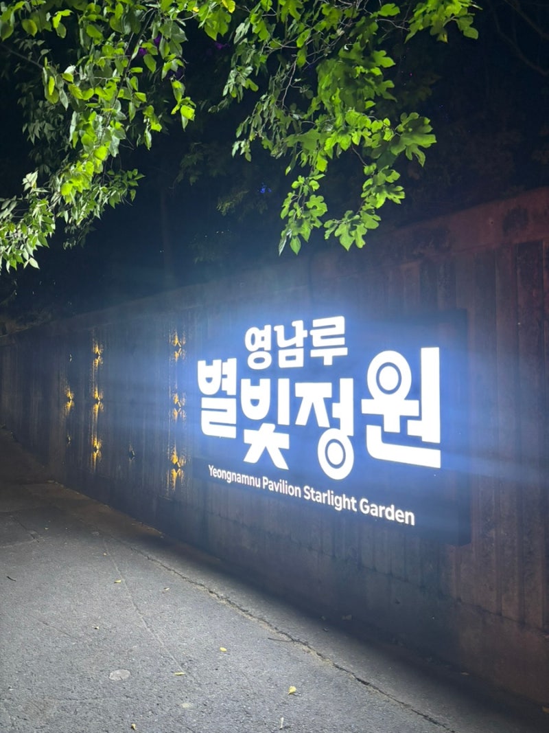 [경남 밀양 가볼만한곳] 밀양 여행 필수 코스! 밀양 영남루 별빛정원 총정리 (+ 위치, 시간, 입....