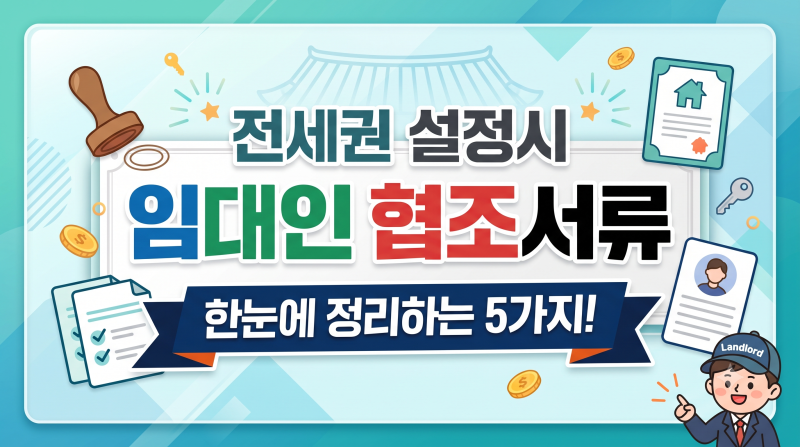 전세권 설정시 필요 서류와 실무시 주의사항