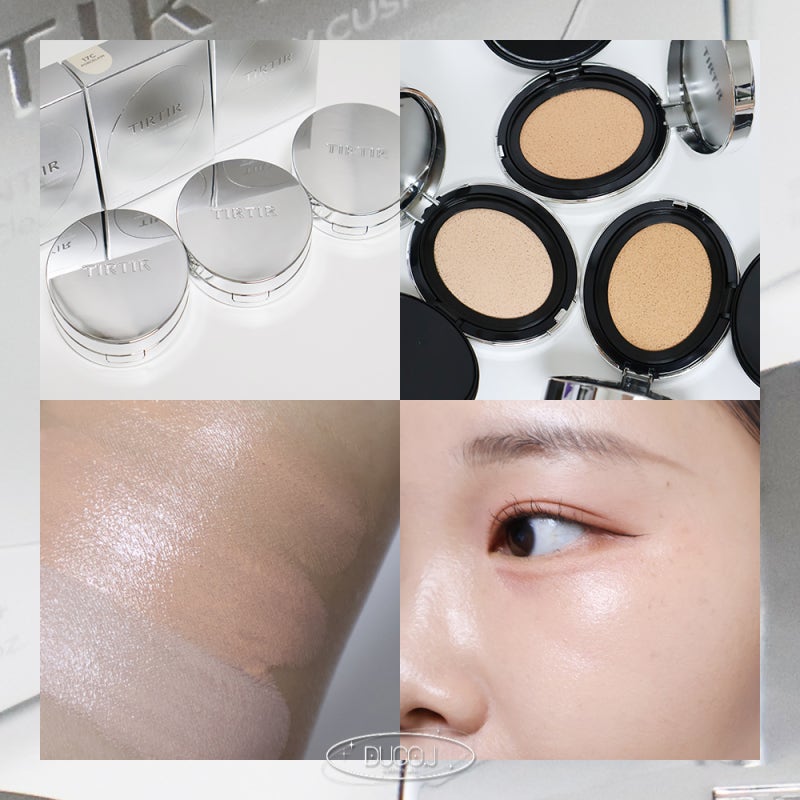 티르티르 신상 틴티드 스킨 글로우 쿠션 후기, 가볍게 빛나는 수분광쿠션 (11N ,17C ,21N)