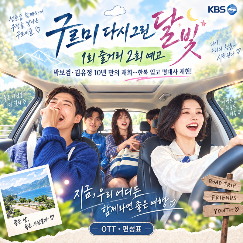 구르미 다시 그린 달빛 1회 줄거리 2회 예고, 박보검·김유정 10년 만의 재회…한복 입고 명대....