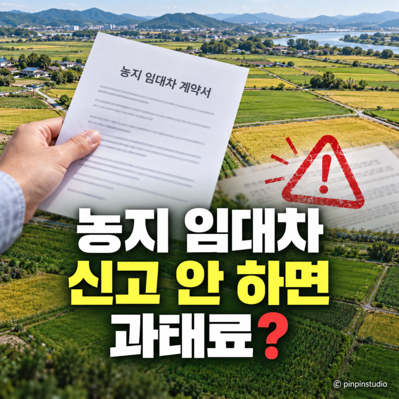 농지 임대차 신고 안 하면 과태료?｜구두계약·농지대장 변경 방법