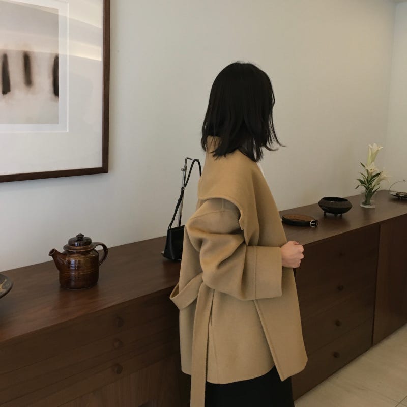 킨더살몬 26FW 용산 쇼룸, 가을 겨울 니트 코트 피팅 후기