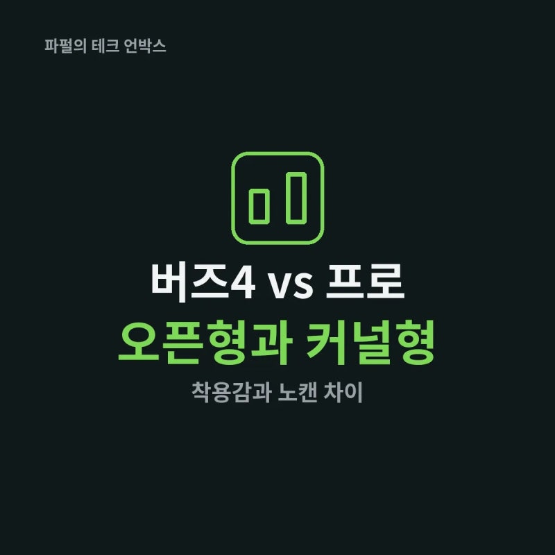 갤럭시 버즈4 vs 버즈4 프로 스펙 차이, 착용감과 노캔 비교
