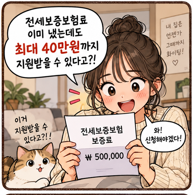 전세보증보험료 최대 40만원 환급, 이미 낸 사람도 돌려받을 수 있다
