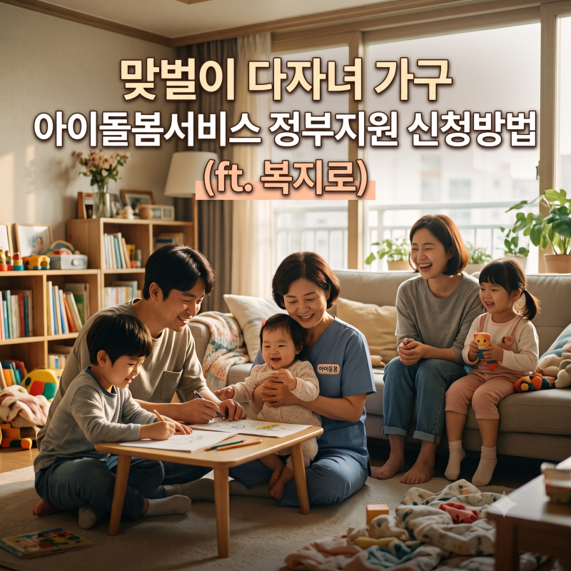 2026년 아이돌봄서비스 소득기준 완벽정리 (맞벌이 정부지원 컷)