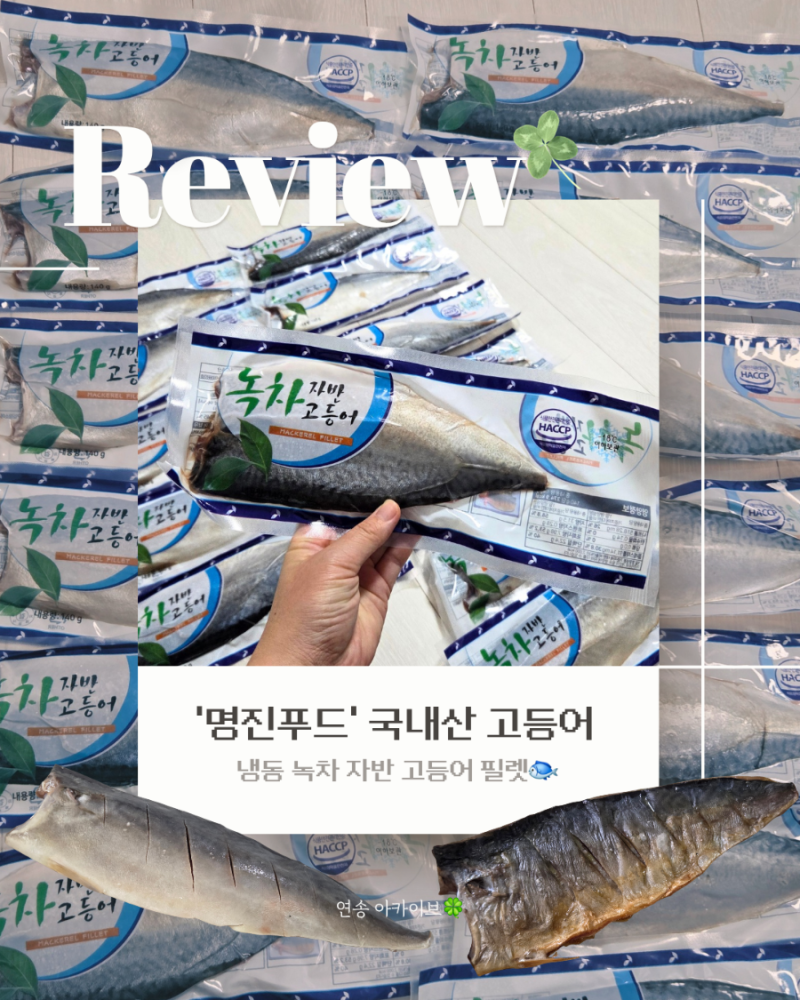 다이어트 생선 추천 | 명진푸드 국산 녹차 자반 고등어 (오븐 vs 후라이팬 맛있게 굽는 팁)