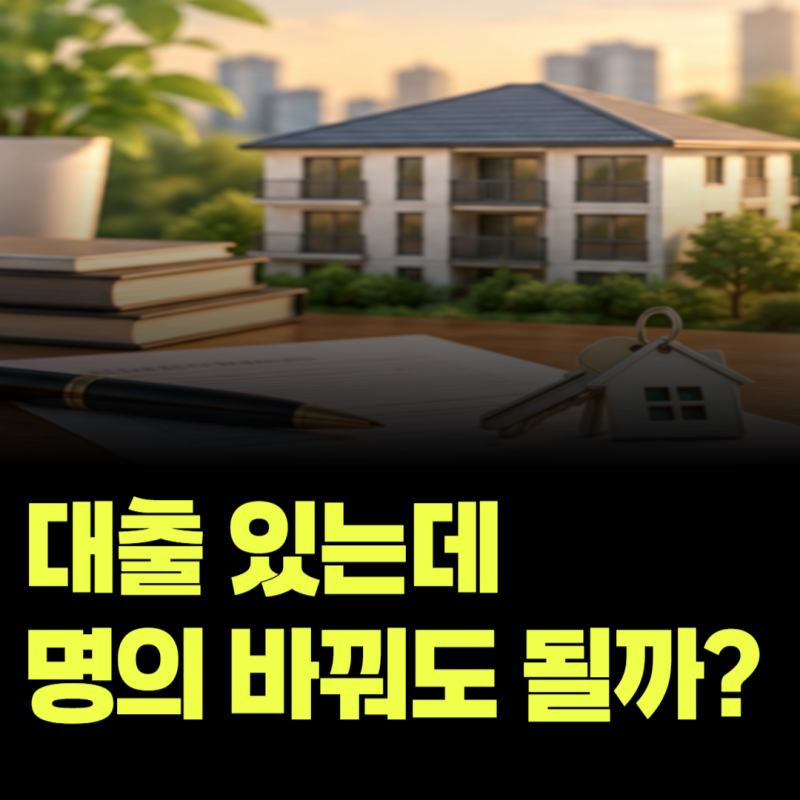 주택담보대출 받은 집 공동명의로 바꿀 수 있을까? 은행 동의가 필요할까?