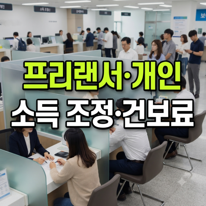 국민건강보험료 프리랜서 해촉증명서 대체 방법, 소득 조정 전에 확인할 것