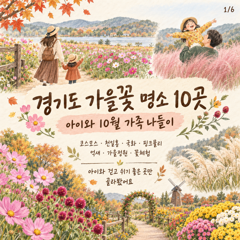 경기도 가을꽃 명소 10곳｜아이와 10월 가족 나들이