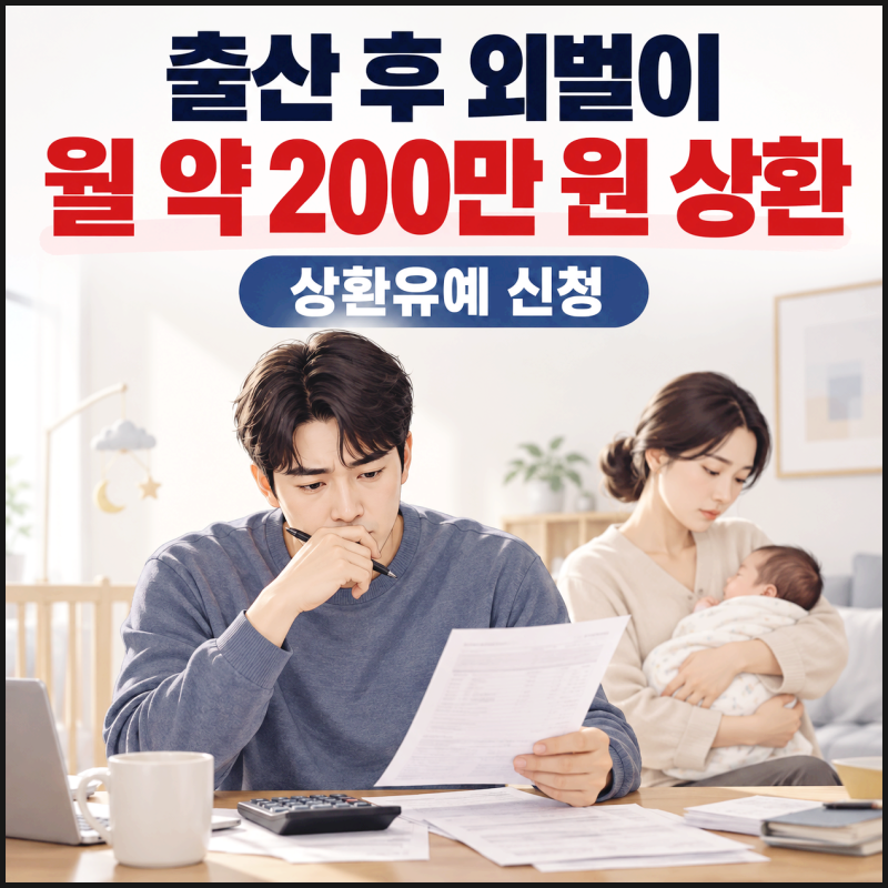 보금자리론 원금상환유예, 외벌이가 된 뒤 대출금이 부담된다면