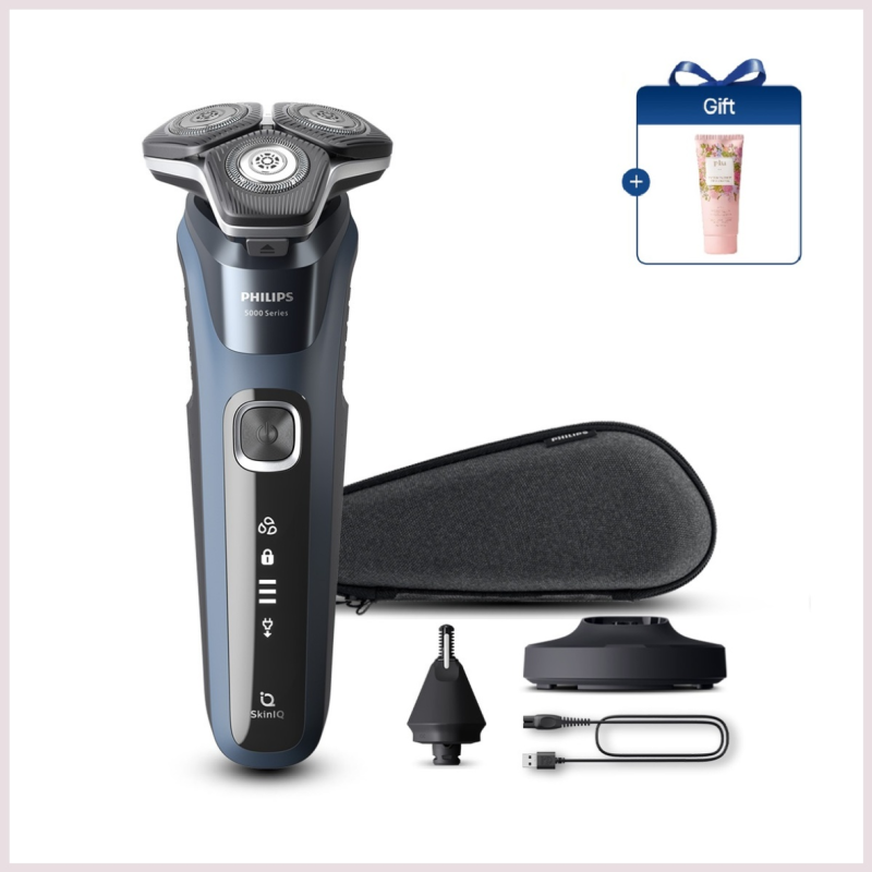 매일 아침, 완벽한 하루를 선물하는 필립스 면도기 SkinIQ 5000의 놀라운 변신!