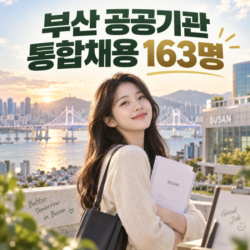 한 번에 여러 공기업 지원 기회…부산 공공기관 통합채용 열렸습니다
