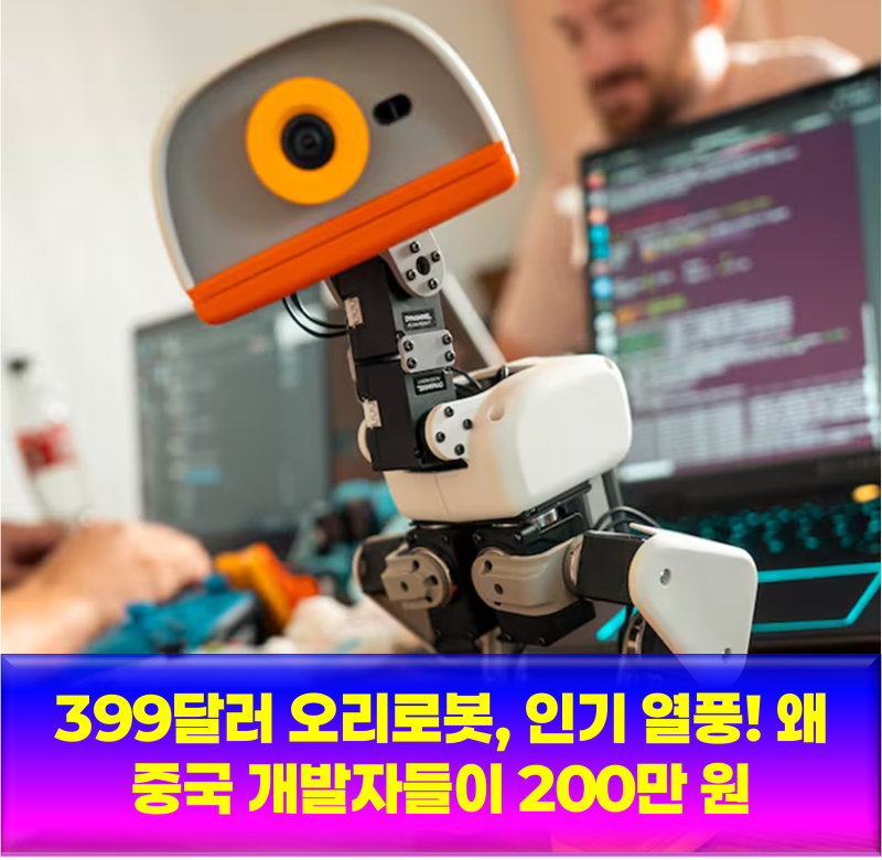 399달러 오리로봇, 인기 열풍! 왜 중국 개발자들이 200만 원
