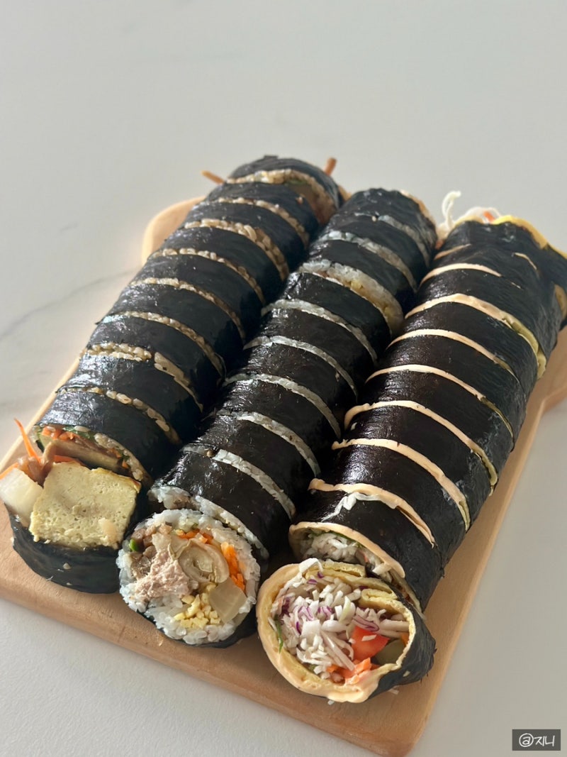 대전서구맛집 둔산동김밥 푸짐한 정김밥 포장후기