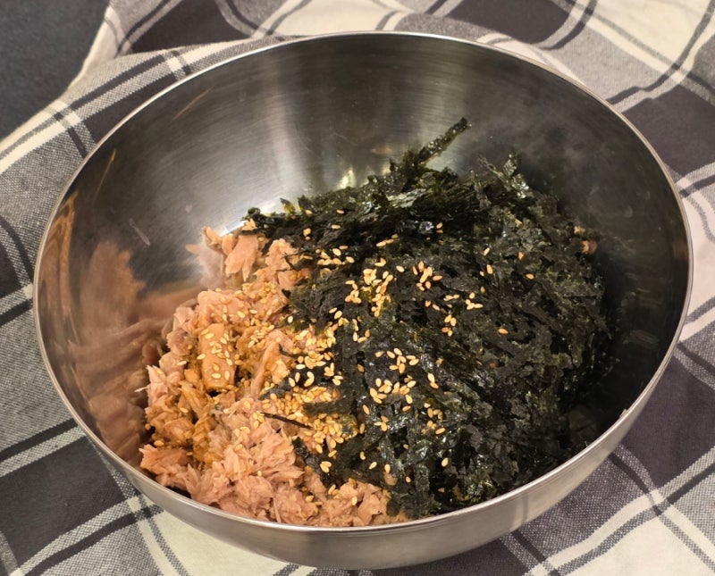 3분 초간단 참치덮밥 레시피 | 참치비빔밥