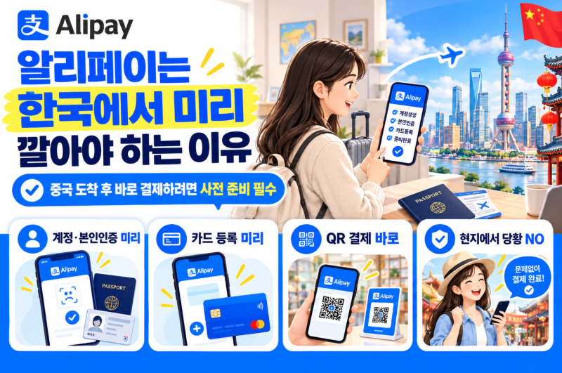 중국 상하이 여행 결제수단 알리페이 실제 사용 후기 결제방법부터 수수료까지