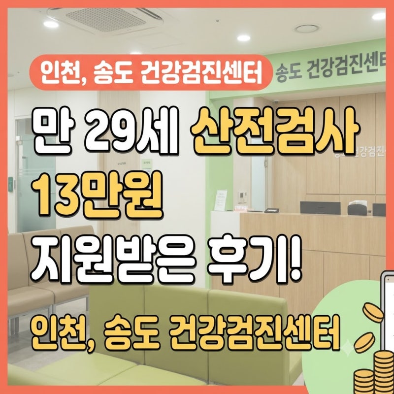 신혼부부 임신 사전건강관리 지원금 e보건소 신청방법과 산전검사 후기 (만 29세 막차, 송도 ....