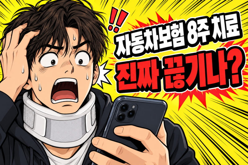 교통사고 치료 8주 넘으면 보험금 끊긴다고? 9월 10일부터 달라진 자동차보험