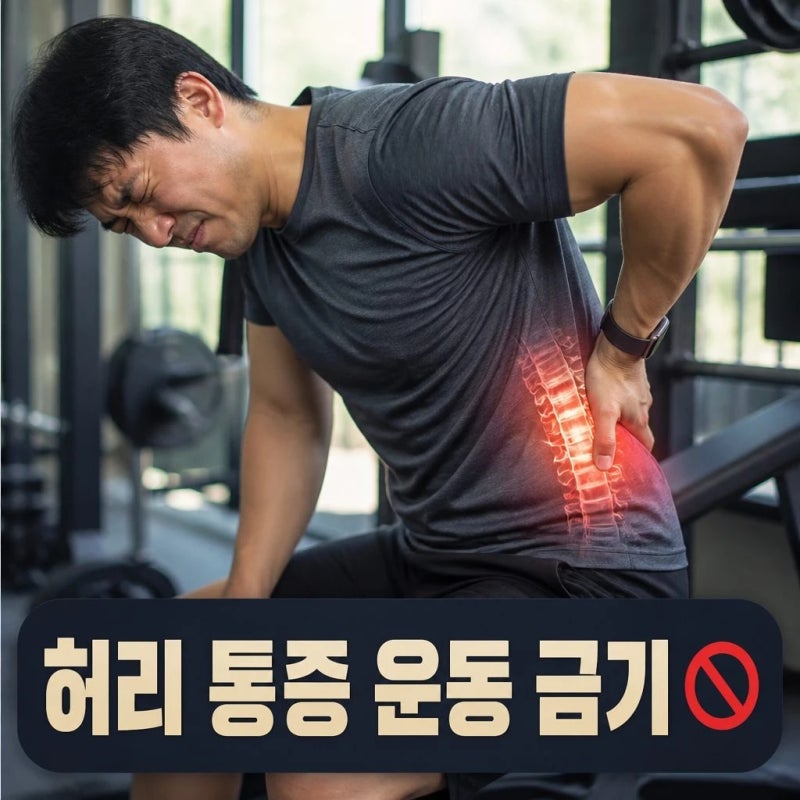 허리 통증 때 하면 안 되는 운동