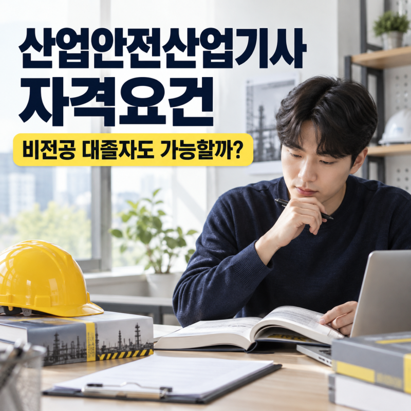 산업안전산업기사 자격요건, 비전공자라면 이것부터 확인하세요