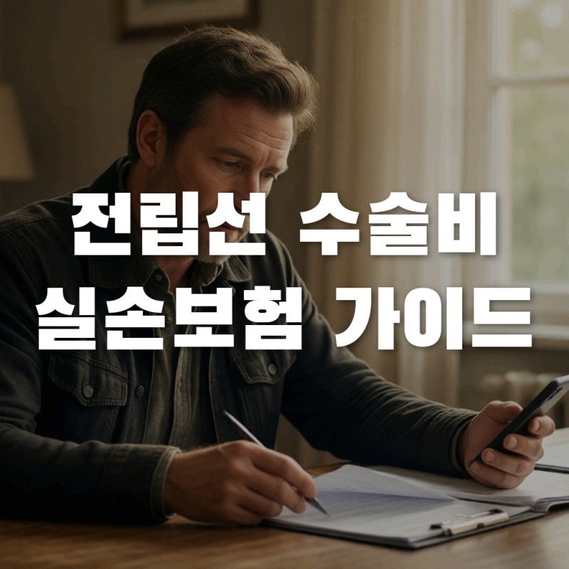 전립선비대증 수술비용 부담 줄이는 실손보험 청구 가이드