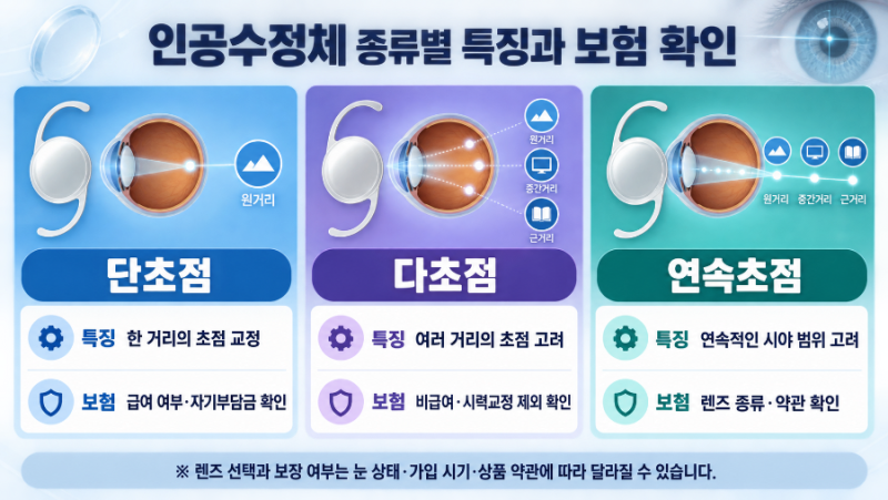 백내장 수술 실손보험 될까?｜다초점 렌즈비·입원 여부·청구서류는?