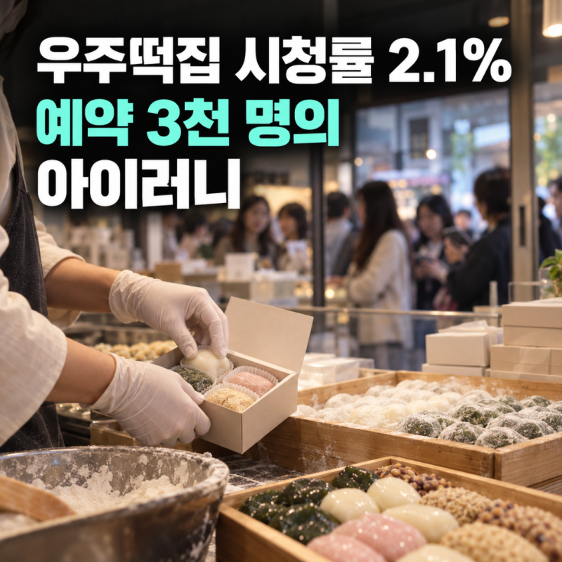 "현장은 뜨거웠는데" 우주떡집 나영석 시청률 서울2호점 카리나 지락이들