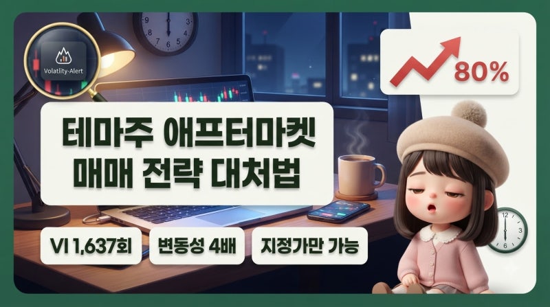 테마주 애프터마켓 매매 전략 대처법