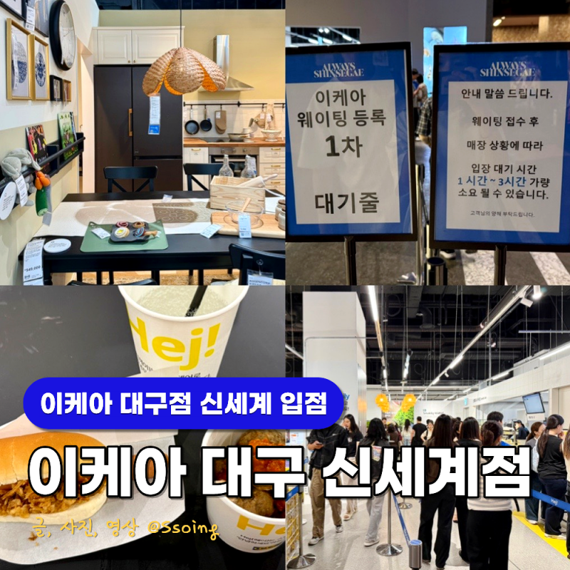 대구 이케아 신세계 매장 오픈 첫 날 가보니? 임산부 웨이팅 꿀팁!