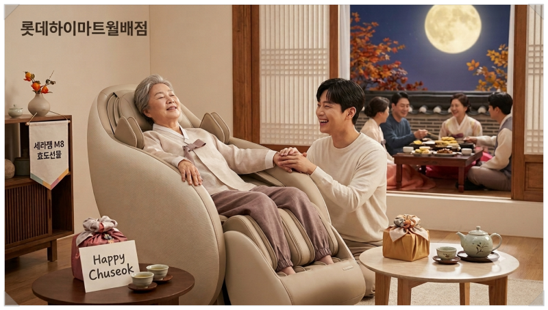추석효도가전선물 정했나? 세라젬안마의자M8 어때?