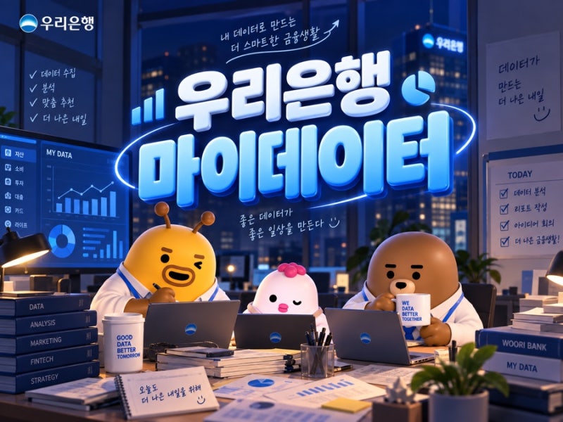 [캠우리 8기] 우리은행 마이데이터 서비스 소개⚡️ | 자산 관리 꿀팁 | 핵심 포인트까지 분석