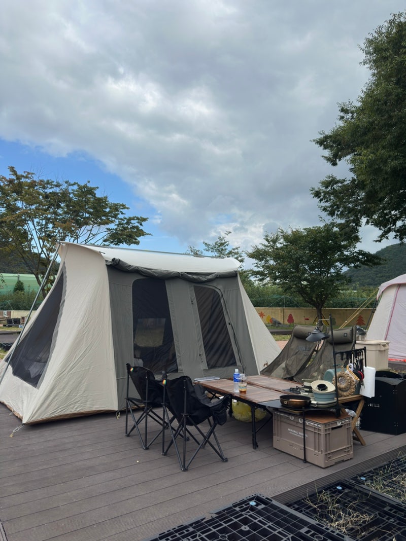 Gyeongnam Goseong Dinosaur Land Campground, Great for Kids - Third Visit, Site and Facility Information