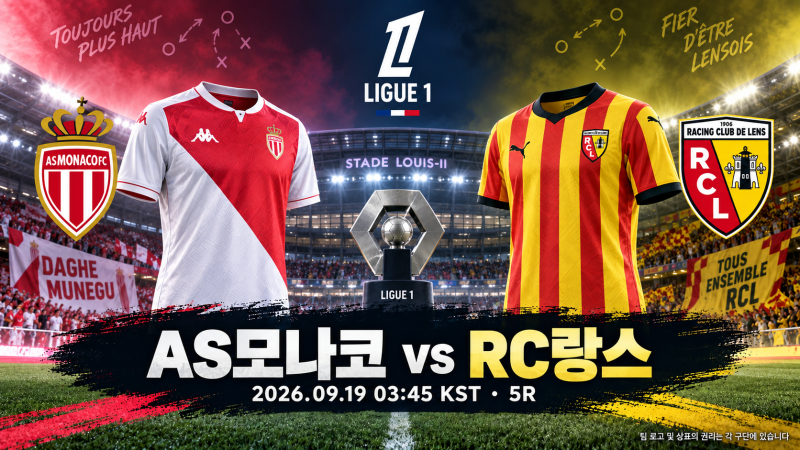 [리그1] [2026.09.19] 5R AS모나코 vs RC랑스 프리뷰: 전진 패스와 압박 회피