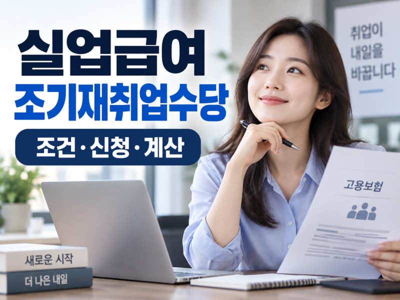 실업급여 조기재취업수당 조건, 12개월 채워도 못 받는 경우