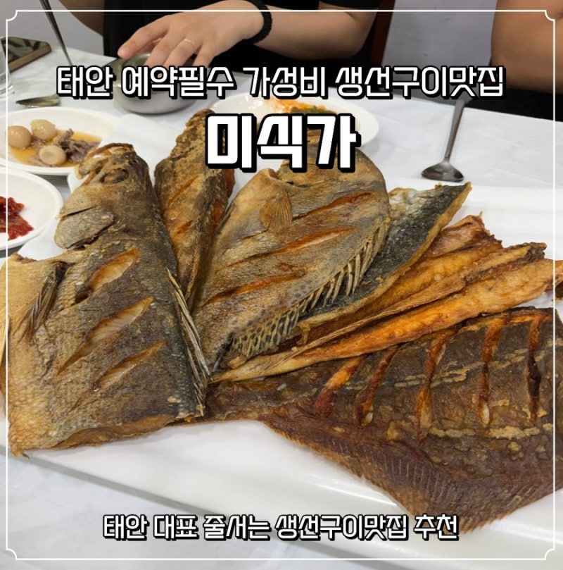 [충남/태안] 예약필수❗️태안 가성비 생선구이 맛집 내돈내산 추천(주차,예약방법): 미식가