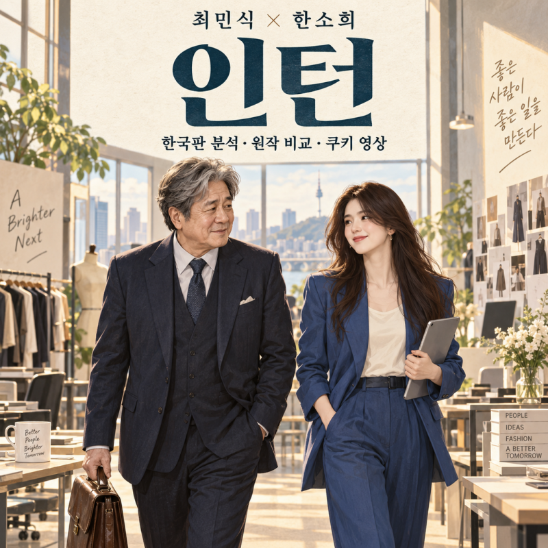 [인턴] 영화 인턴 한국판 기본정보·출연진·원작과의 차이·리뷰·엔딩 크레딧 쿠키영상 유무