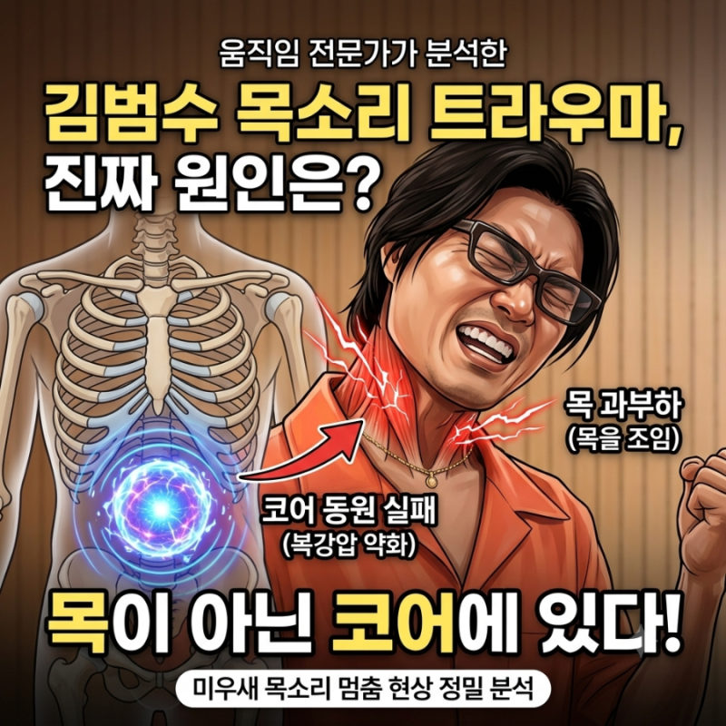 [대구 통증 PT 신천동 피티] 김범수 목소리 이상? 미우새 발성 트라우마를 움직임 전문가 시선....