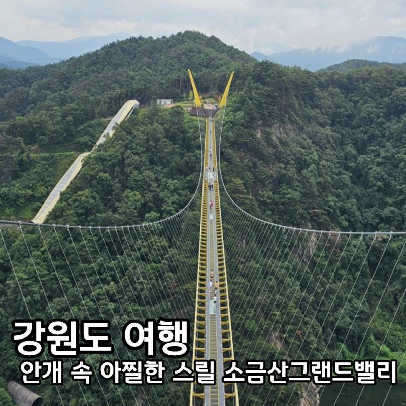 원주 소금산 출렁다리 소금산그랜드밸리 케이블카 입장료 주차 코스