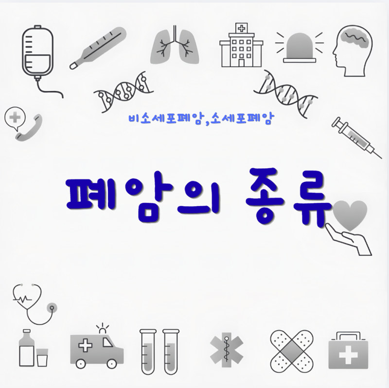 폐암의 종류, 선암·편평상피세포암·소세포폐암은 무엇이 다를까?