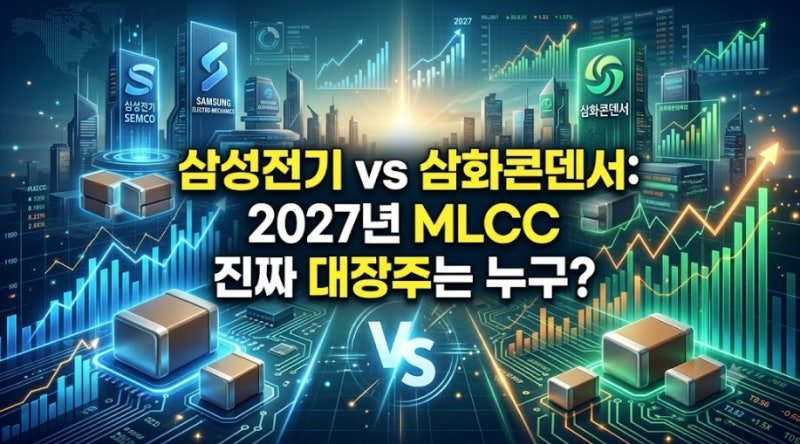 삼성전기 vs 삼화콘덴서: 2027년 MLCC 진짜 대장주는 누구?