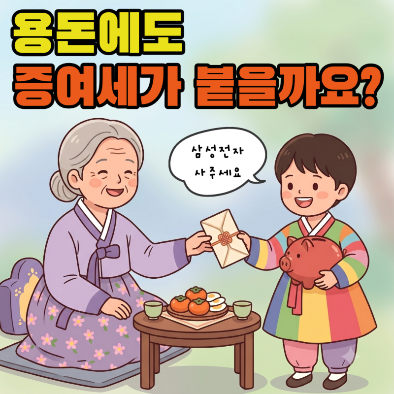 부모자식 증여세, 명절 용돈도 세금 내야 할까요? [택스부띠끄_박채현 세무사]