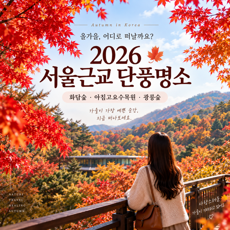 사진 예쁜 서울근교 단풍명소｜화담숲 아침고요수목원 광릉숲