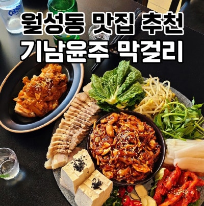 월성동술집 기남윤주막걸리 월성점｜제철 쭈꾸미보쌈에 소주 한잔