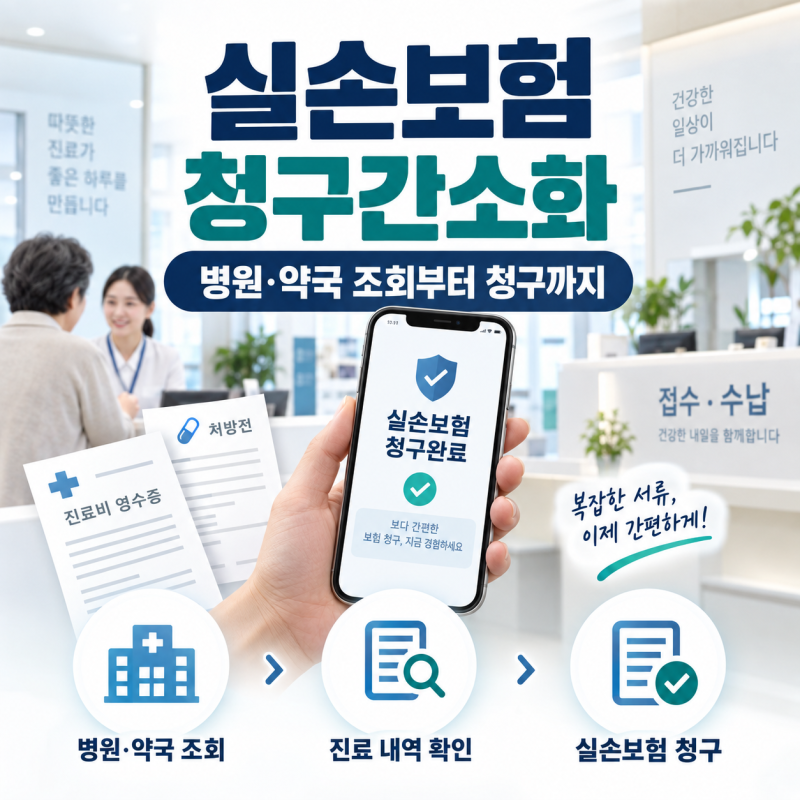 실손보험 청구간소화 전산청구 방법｜참여 병원·약국 조회와 필요 서류