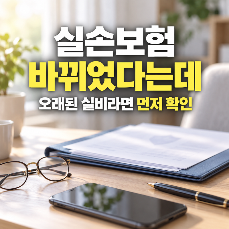 실손보험 바뀌었다는데 내 보험도 바뀐 줄 알았습니다, 오래된 실비라면 먼저 확인하세요