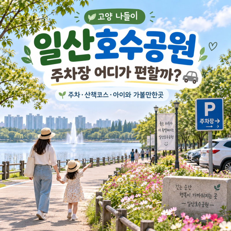 일산호수공원 주차장 어디가 편할까? 주차·산책코스·아이와 가볼만한곳 정리