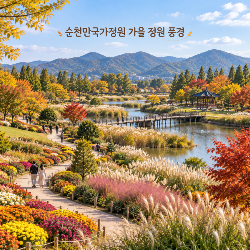 가을 순천 여기 꼭 가보세요 순천만국가정원 가을 정원 풍경 전남 순천 가볼만한곳